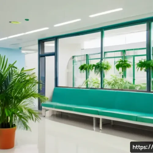 Home 33 정신과 병원 선택 팁 - A modern psychiatric hospital in Vietnam featuring a spacious, bright waiting area with natural ligh...